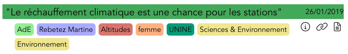Sujet affiché en mode détaillé